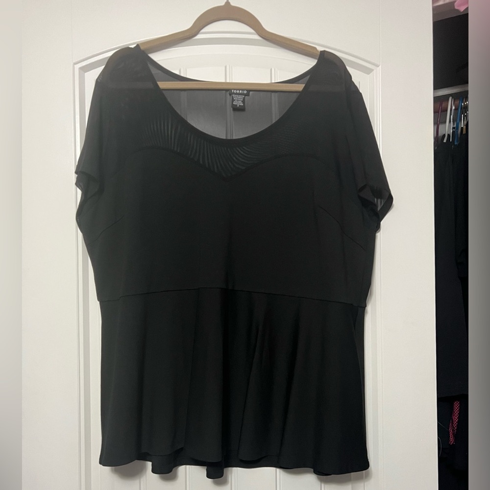 Torrid Part Mesh Top 3